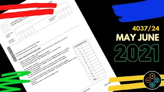 O Level Add Math May June 2021 Paper 24 4037/24