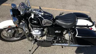 1971 Moto Guzzi Ambassador Cold Start Video