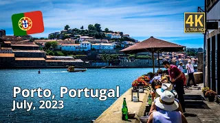 WALKING TOUR 4K | PORTUGAL, OPORTO + VILA NOVA DE GAIA - SPRING 2023