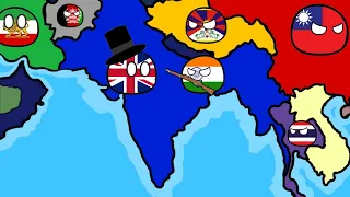 India gains independence countryball WW2