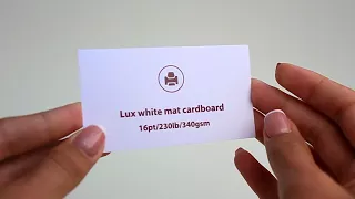 Business Card Cardboard 16pt / 340gsm