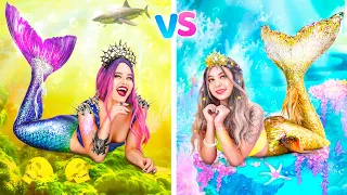 We Became MERMAIDs! | Good Mermaid vs Bad Mermaid at School by FUN2U