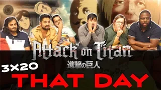 Attack on Titan - 3x20 That Day - Group Reaction
