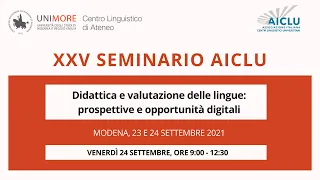 XXV Seminario AICLU - 24 settembre, ore 9.00