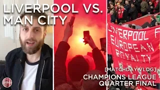 LIVERPOOL VS MAN CITY [3 - 0] | MATCH DAY VLOG! INTENSE ATMOSPHERE!