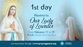 1st day: Novena to Our Lady of Lourdes • February 11, 2024
