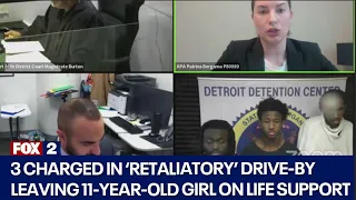 Detroit drive-by suspects face 40-plus charges in little girl's shooting