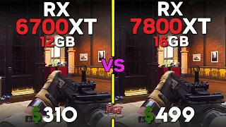 RX 6700 XT vs RX 7800 XT | R7 7800X3D | Tested in 15 games