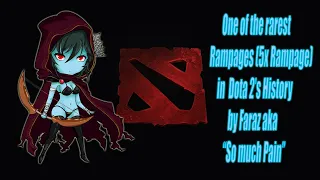 Drow's  rarest 5x rampage in Dota 2 (Average rank Legend)