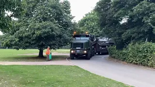 Oshkosh at Wickstead Park 2021 - tank transporter HET. UK.