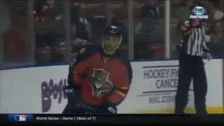 Trocheck Carries the Puck Then Snipes it Past Berra
