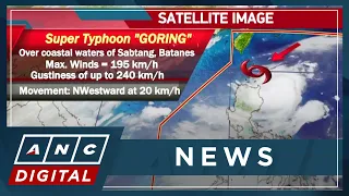 Signal no. 1 to 4 raised over parts of northern Luzon as 'Goring' reintensifies into super typhoon