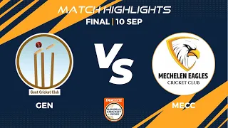 Final - GEN vs MECC | Highlights | FanCode ECS Belgium, 2022 Day 12 | ECS22.602