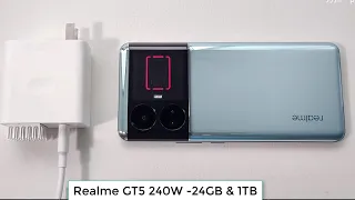 Realme GT5 240W -24GB &1TB -Hands on Review -Camera Test -Gaming Test