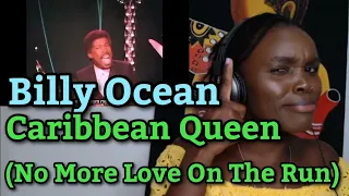African Girl First Time Hearing Billy Ocean - Caribbean Queen (No More Love On The Run)