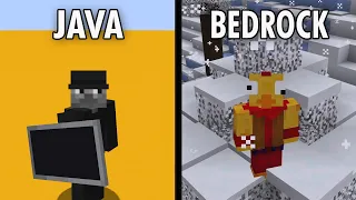 Cosas ÚNICAS de Minecraft BEDROCK y JAVA