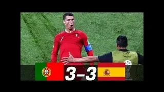 Spain vs Portugal 3-3 All Goals & Highlights 15-6-2018 HD