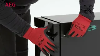 How to install your AEG 30 cm under counter wine cabinet