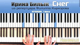 ♬ Как играть песню Киркорова - Снег на пианино ♬