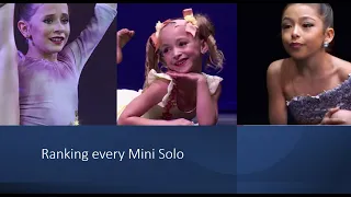 Ranking Every Mini Team Solo On Dance Moms- Dancing Queen ALDC