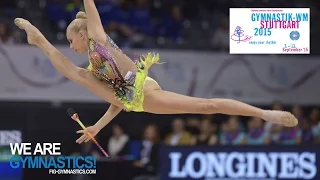 2015 Rhythmic Worlds, Stuttgart (GER) - Highlights 2, Clubs+Ribbon Finals - We Are Gymnastics !