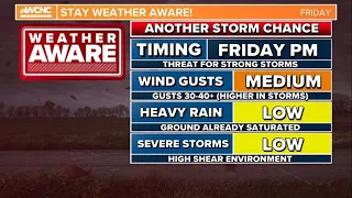 A good day to be weather aware as the storm chance increases this afternoon | WCNC Charlotte To Go