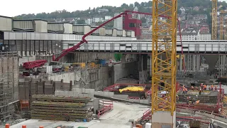 Betonage Spannbetonbrücke Bahnsteig 3 | 17.9.2020 | #S21 #stuttgart21