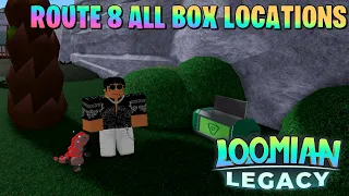 ROUTE 8 ALL BOX LOCATIONS | Loomian Legacy