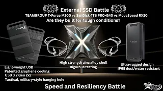 LIVE: External SSD Battle! Built for tough conditions?