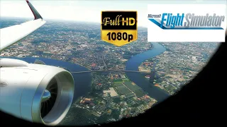 Microsoft Flight Simulator 2020| Spectacular *approach and landing* at Suvarnabhumi Airport,Bangkok