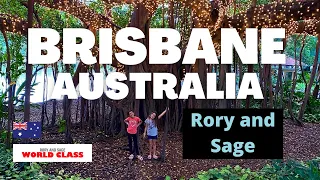 Incredible! Brisbane Australia Vlog 2022| Brisbane South Bank|Travel Rory and Sage World Class Ep.75