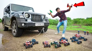 Pulling Thar Using RC Cars - Is It Possible ? 😱 Shocking