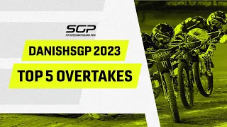 Top 5 Overtakes #DanishSGP | FIM Speedway Grand Prix