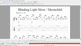 Blinding Light Show - Moonchild (Tab)