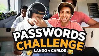 Carlos Sainz and Lando Norris play Passwords