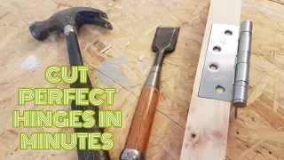 WOW - Cut perfect door hinges in minutes