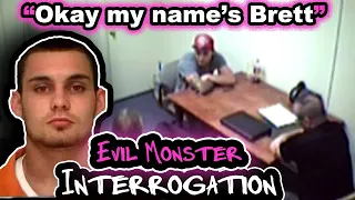 EVIL MONSTER Interrogation - Brett Kelly interrogation in Macon, GA - Police Interview with a KILLER