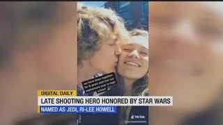 Man who helped stop shooter at University of North Carolina honord as Jedi in 'Star Wars'