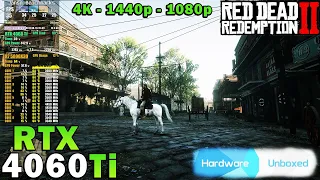 Red Dead Redemption 2 | RTX 4060 Ti | Ryzen 7 5800X3D | 4K - 1440p - 1080p | Ultra & HUB Settings
