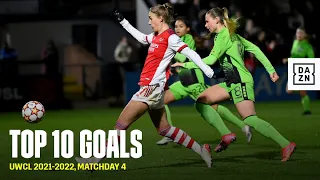 The Top 10 Goals From Matchday 4 Of The 2021-22 UEFA Women's Champions League