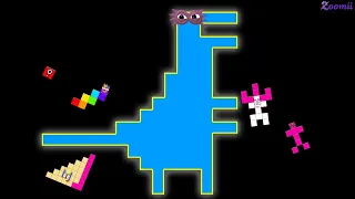 Looking for Numberblocks Puzzle Tetris NEW 80 Dinosaurs ASMR   Numberblocks Satisfying Video #17