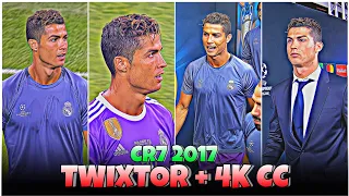 Cristiano Ronaldo 2017 - Best 4k Clips + CC High Quality For Editing 🤙💥 #part9