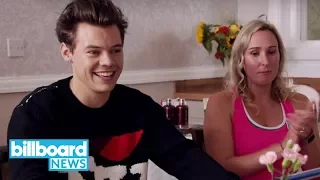 Harry Styles Visits Nursing Home to Play a Good Ol' Game of Bingo | Billboard News