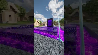 100 Blazes from Realistic Nether Portal / Minecraft RTX #minecraft #shorts