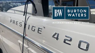 PRESTIGE 420 at the Southampton Boat Show 2022 Walkthrough