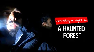 Surviving A Night In A Haunted Forest | Ok Tested