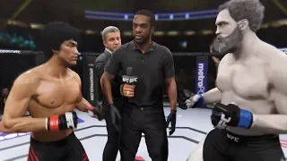 Bruce Lee vs. Hercules (EA Sports UFC 2) - CPU vs. CPU