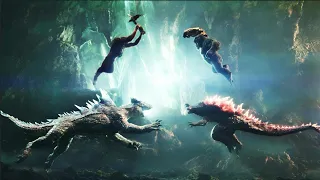 Godzilla and Kong vs Scar King and Shimo [ Final fight ] Scene | Godzilla x Kong The New Empire