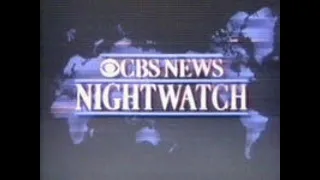 CBS​ News​ Nightwatch​ Music Package 1988-1992