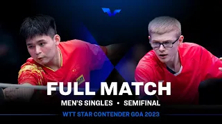 FULL MATCH |LIN Shidong vs Felix LEBRUN | MS SF | #WTTGoa 2023